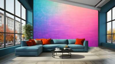 4K Digital grainy gradient with a colorful soft noise effect.  Wall mural